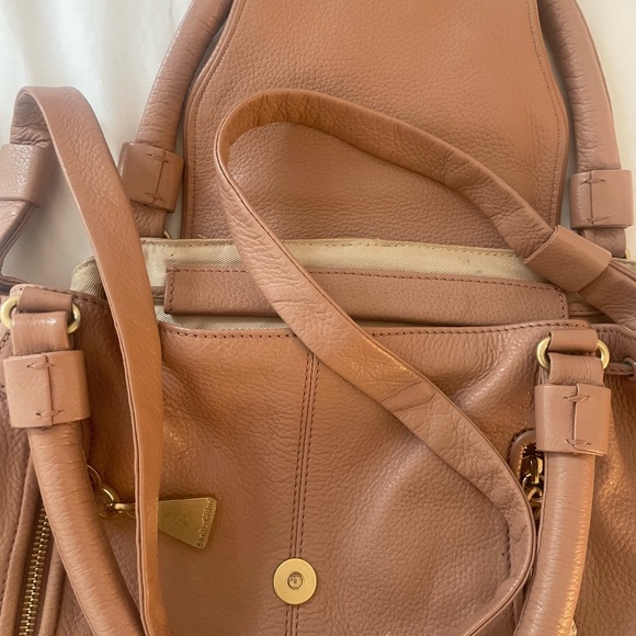 See By Chloe Tan Shoulder Bag with Gold Hardware - Picture 3 of 8